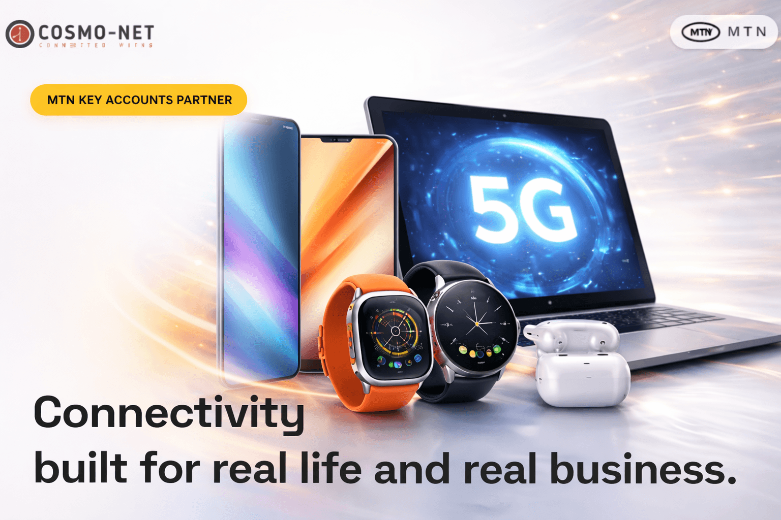Cosmo-net — connectivity, devices, 5G